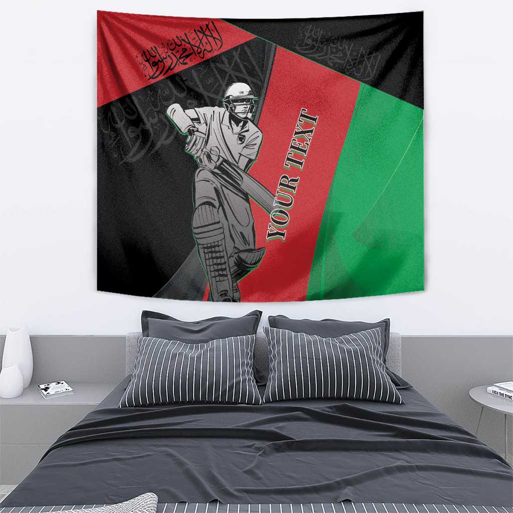 Custom Afghanistan Cricket Tapestry Sporty Version - Vibe Hoodie Shop