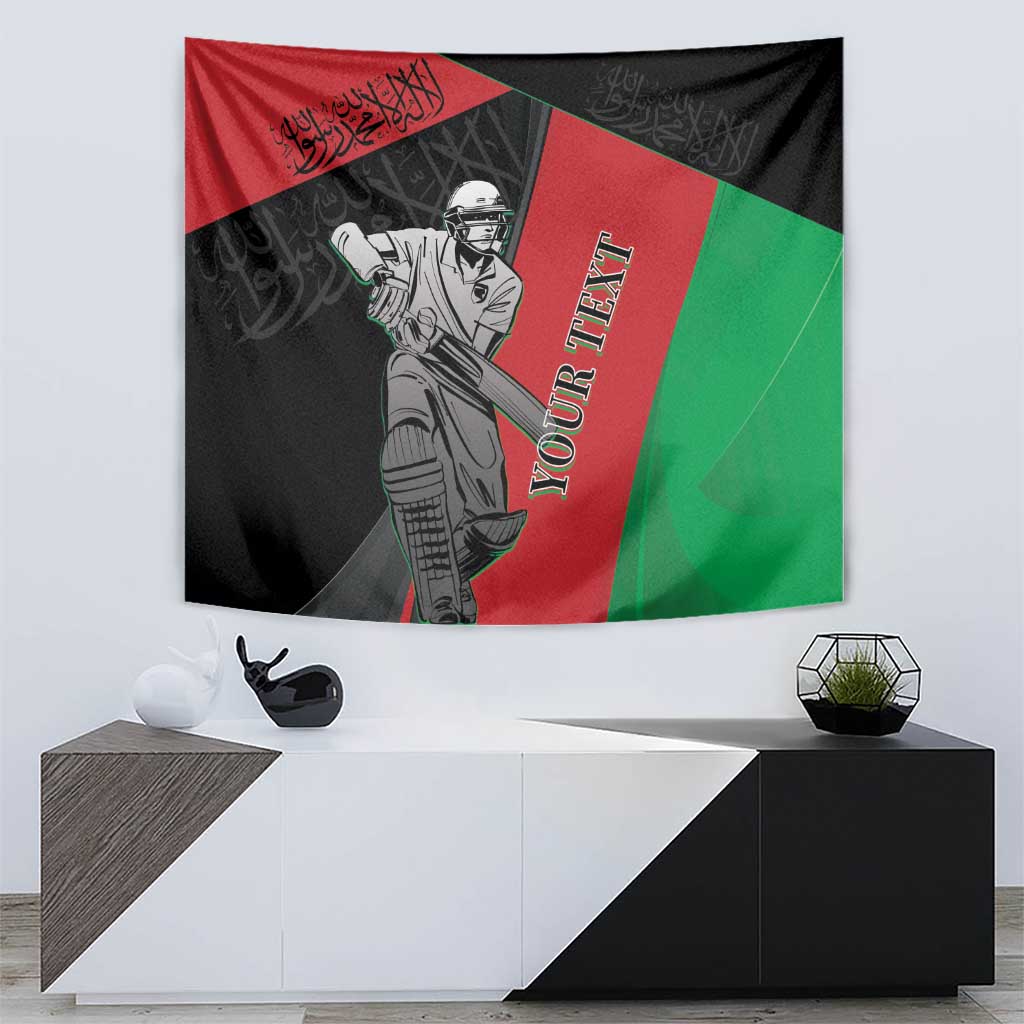 Custom Afghanistan Cricket Tapestry Sporty Version - Vibe Hoodie Shop