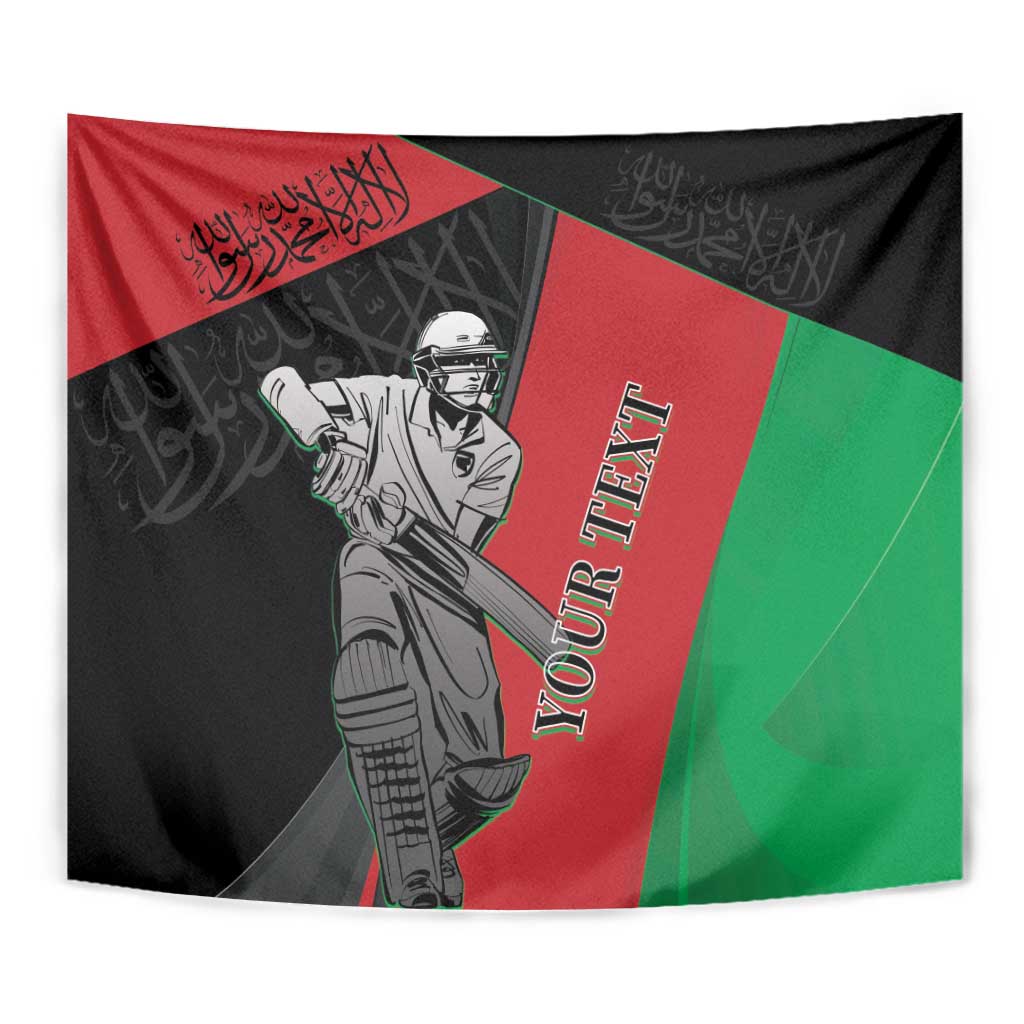 Custom Afghanistan Cricket Tapestry Sporty Version - Vibe Hoodie Shop