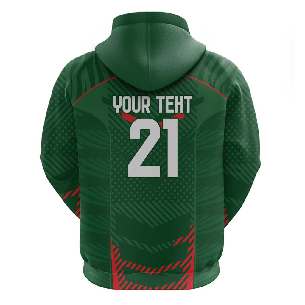 Custom Bangladesh Cricket Hoodie Go Tigers Sporty Version LT9 - Vibe Hoodie Shop