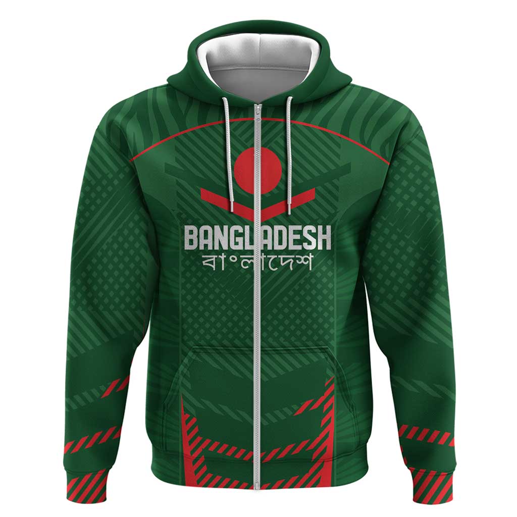 Custom Bangladesh Cricket Hoodie Go Tigers Sporty Version LT9 - Vibe Hoodie Shop