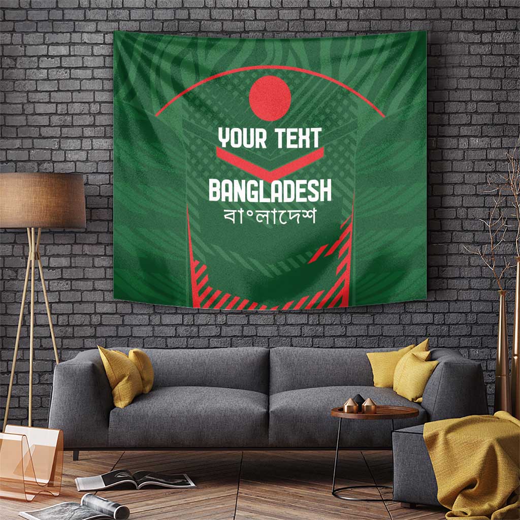 Custom Bangladesh Cricket Tapestry Go Tigers Sporty Version - Vibe Hoodie Shop