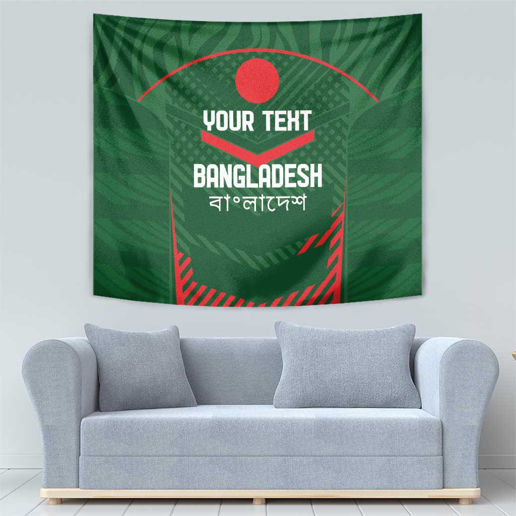 Custom Bangladesh Cricket Tapestry Go Tigers Sporty Version - Vibe Hoodie Shop