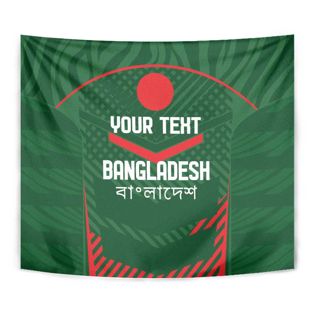 Custom Bangladesh Cricket Tapestry Go Tigers Sporty Version - Vibe Hoodie Shop