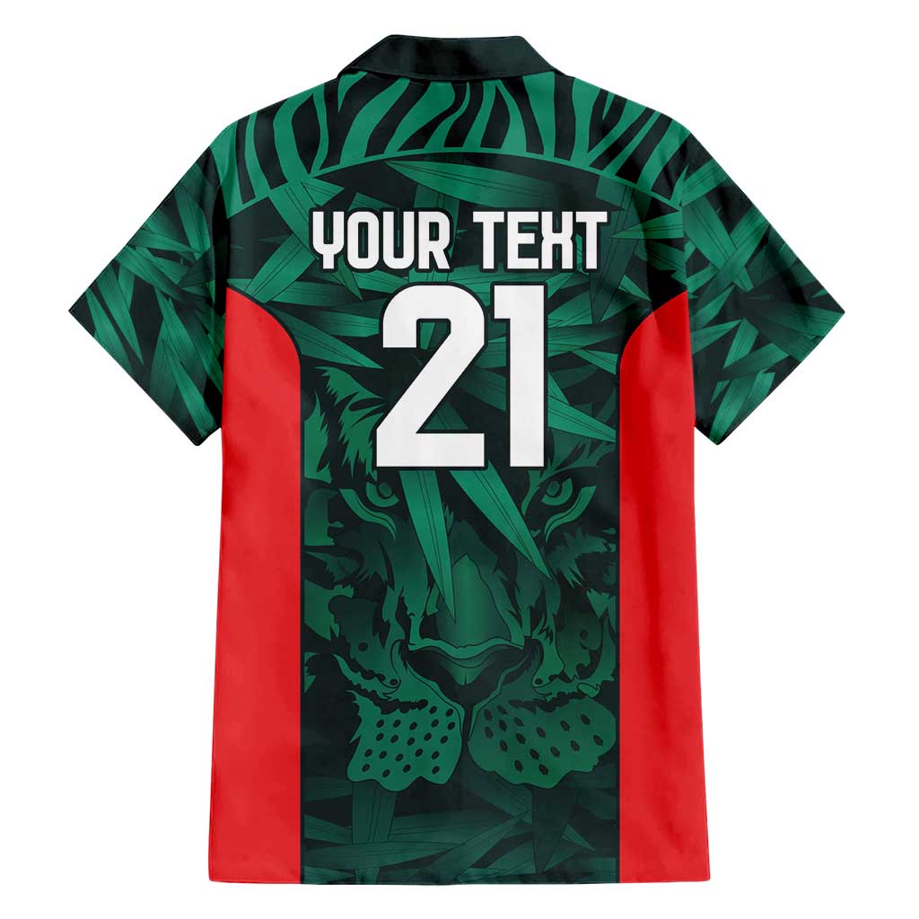 Royal Bengal Tiger Bangladesh Cricket Custom Hawaiian Shirt The Red and Green Version - Vibe Hoodie Shop