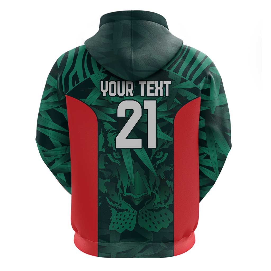 Royal Bengal Tiger Bangladesh Cricket Custom Hoodie The Red and Green Version LT9 - Vibe Hoodie Shop