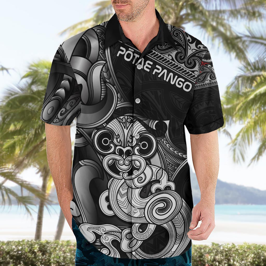 Personalised New Zealand Potae Pango Cricket Hawaiian Shirt Special Maori Hei Tiki Tribal Tattoo - Vibe Hoodie Shop