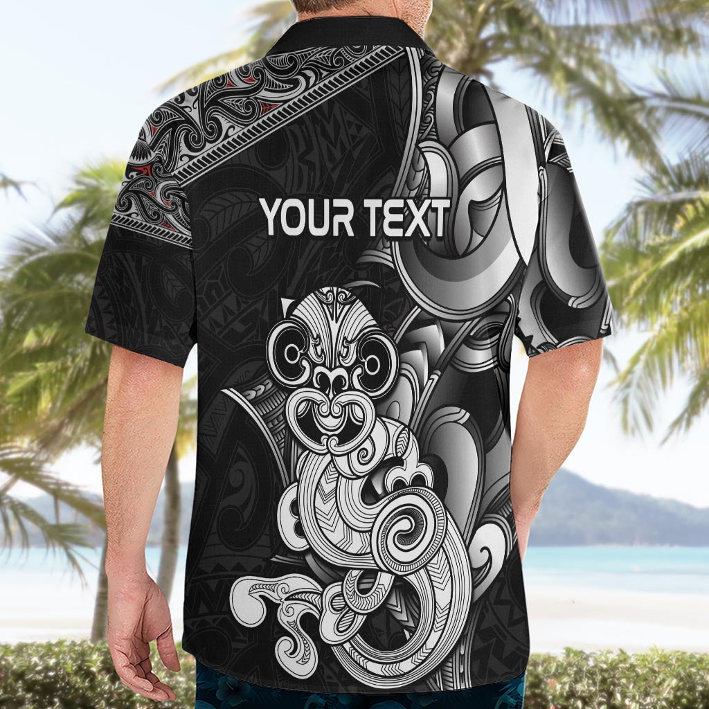 Personalised New Zealand Potae Pango Cricket Hawaiian Shirt Special Maori Hei Tiki Tribal Tattoo - Vibe Hoodie Shop