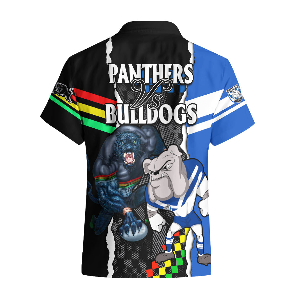 NRL Combine Bulldogs and Panthers Hawaiian Shirt - Vibe Hoodie Shop