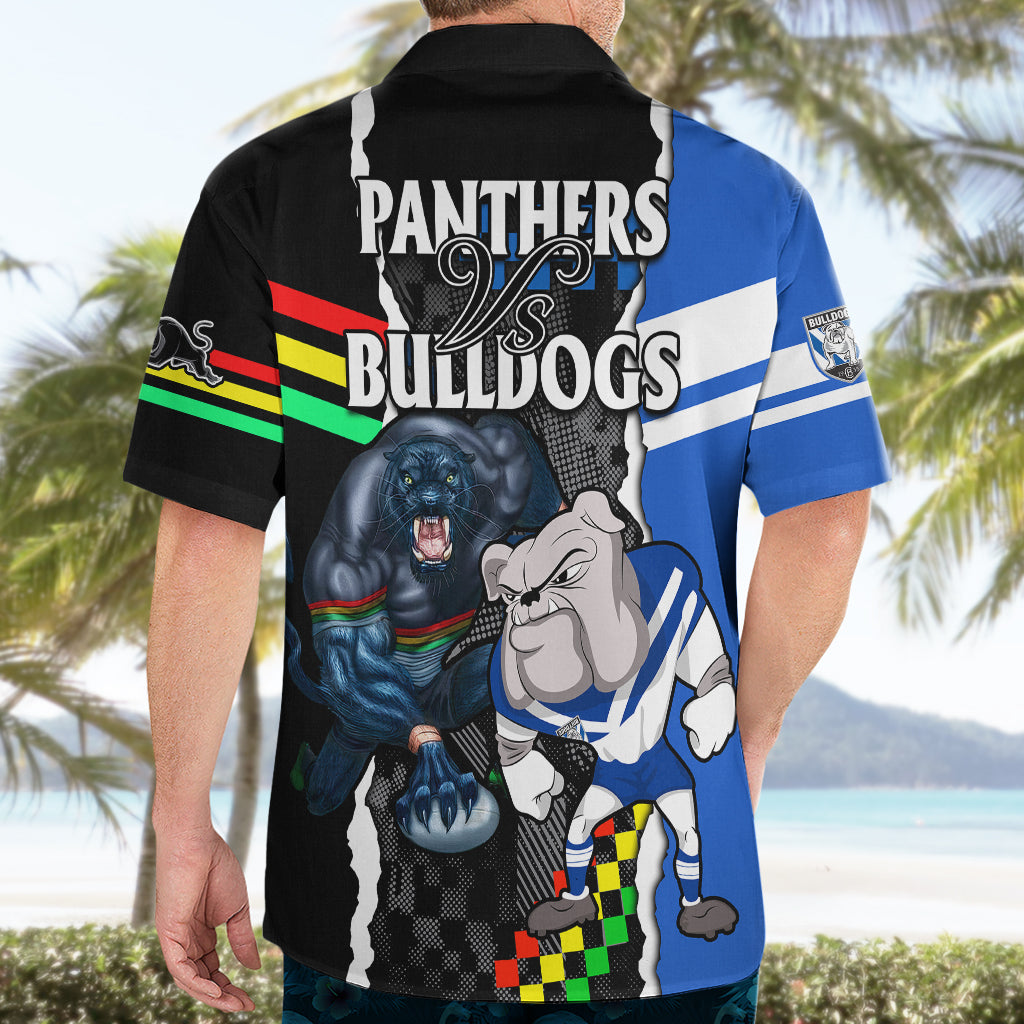 NRL Combine Bulldogs and Panthers Hawaiian Shirt - Vibe Hoodie Shop