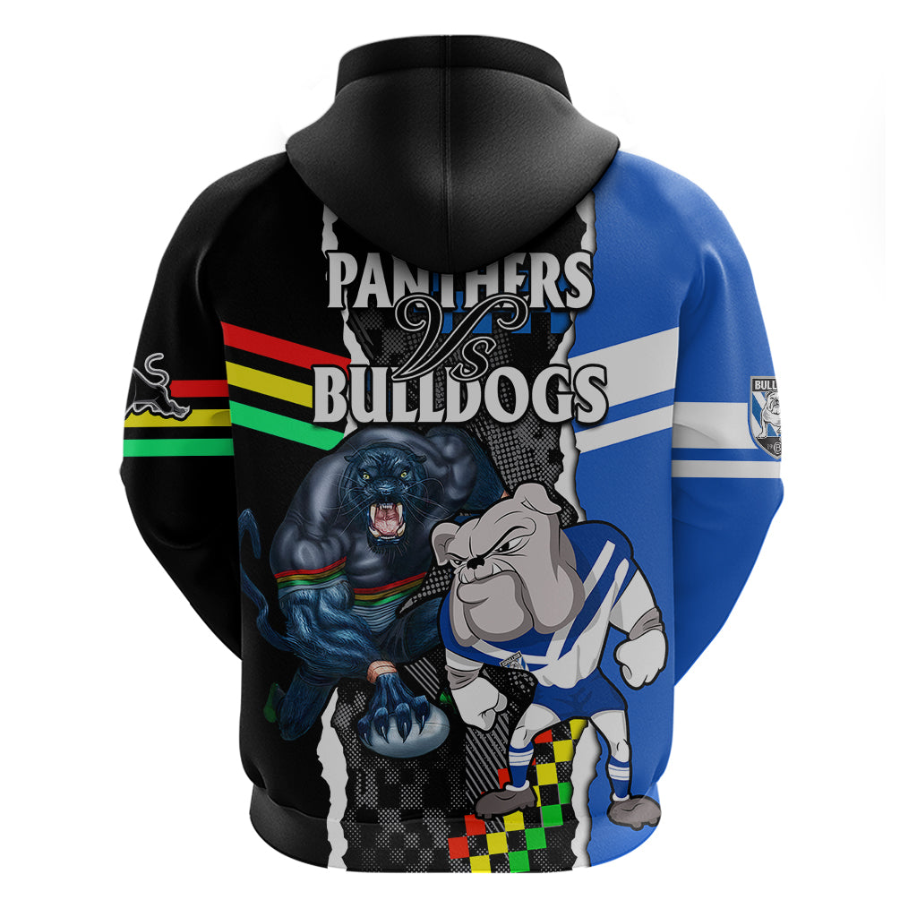 NRL Combine Bulldogs and Panthers Hoodie LT9 - Vibe Hoodie Shop