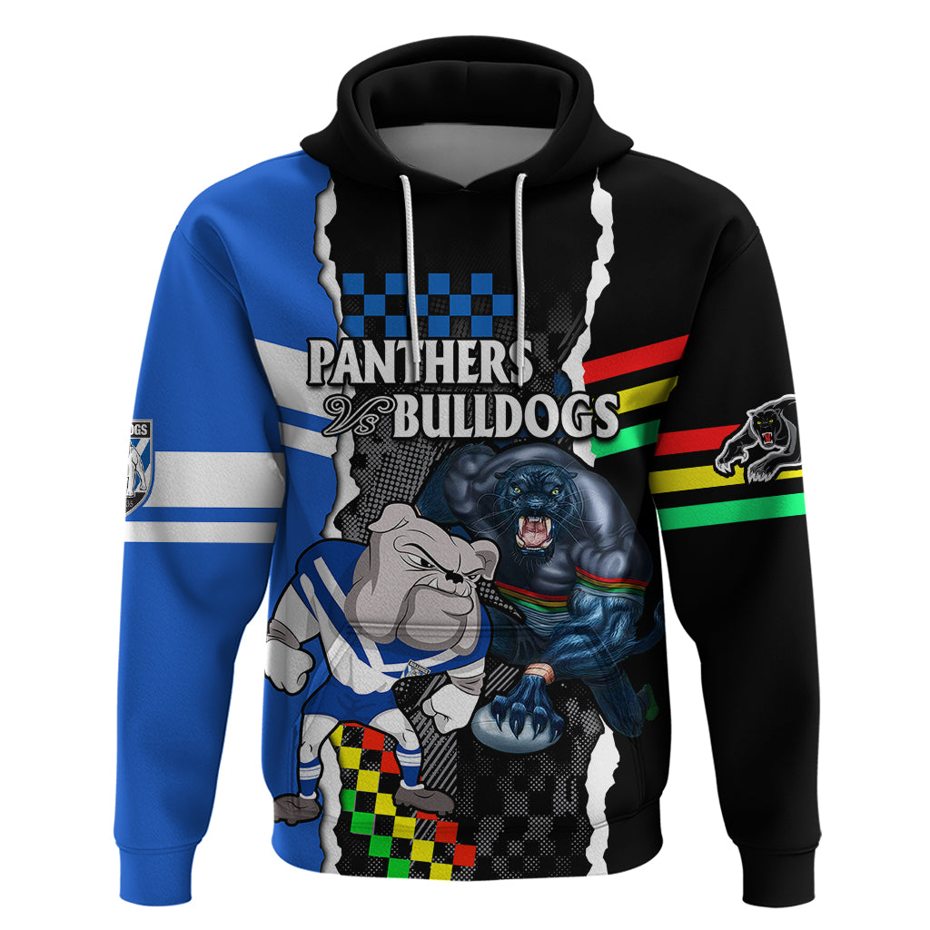 Custom NRL Combine Bulldogs and Panthers Hoodie LT9 - Vibe Hoodie Shop