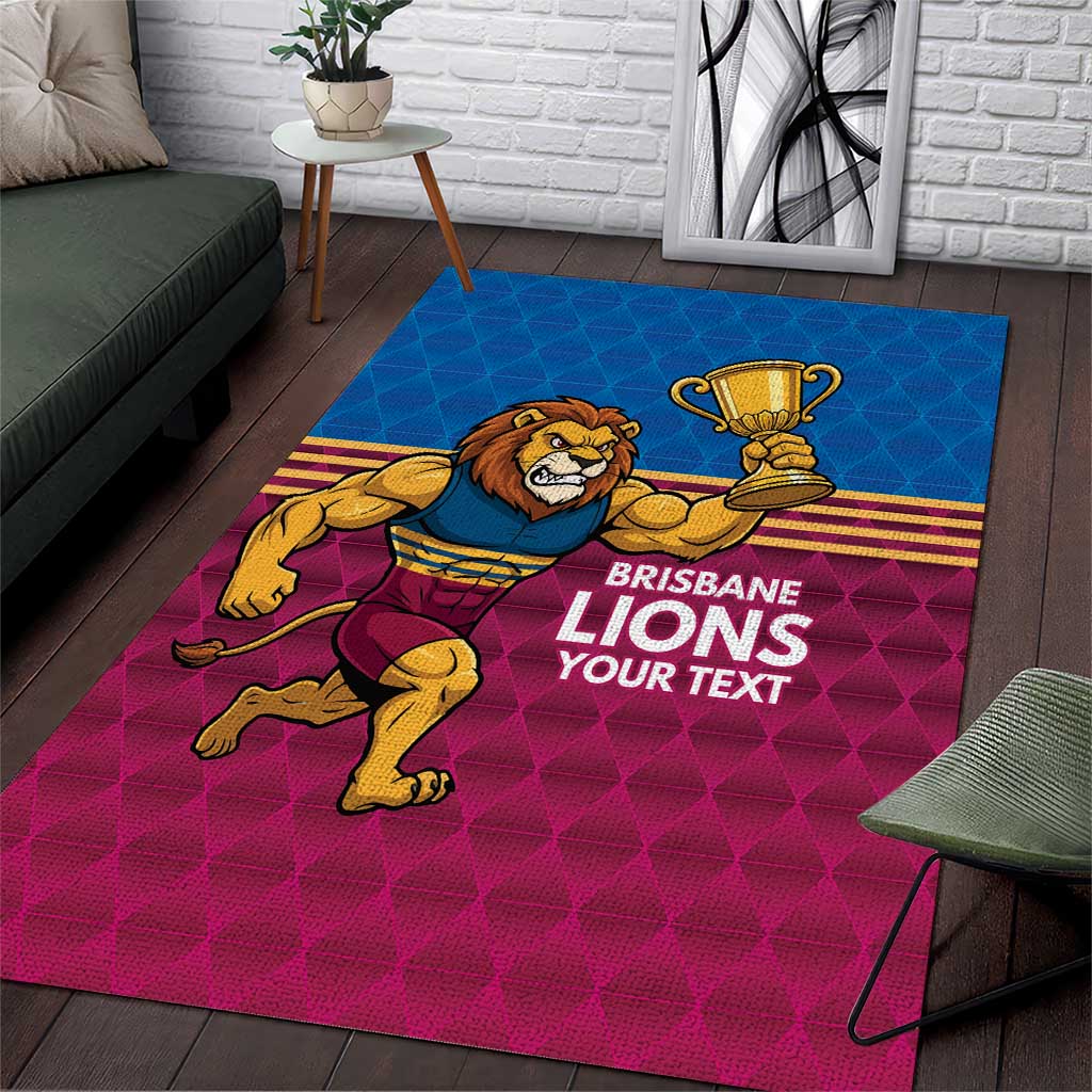 Custom Pride of Brisbane Champion Roar Area Rug - Vibe Hoodie