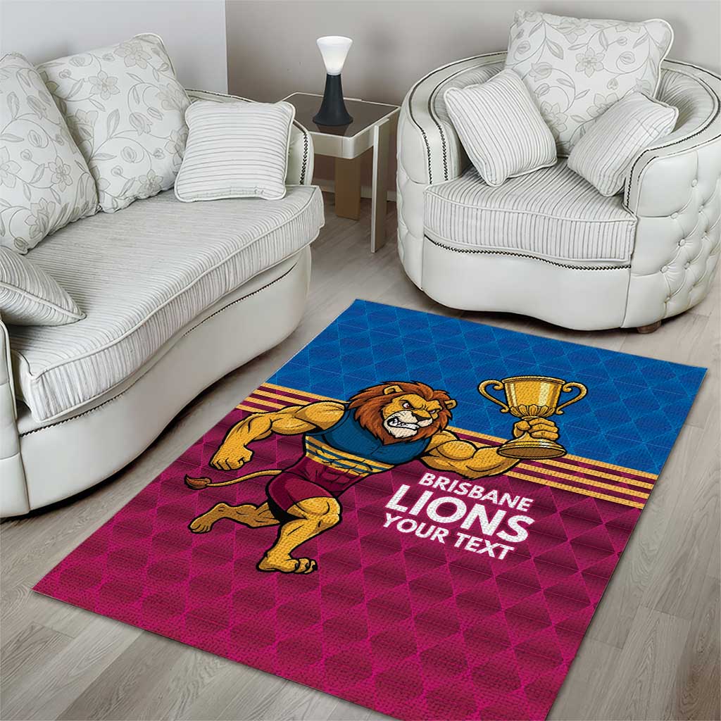 Custom Pride of Brisbane Champion Roar Area Rug - Vibe Hoodie