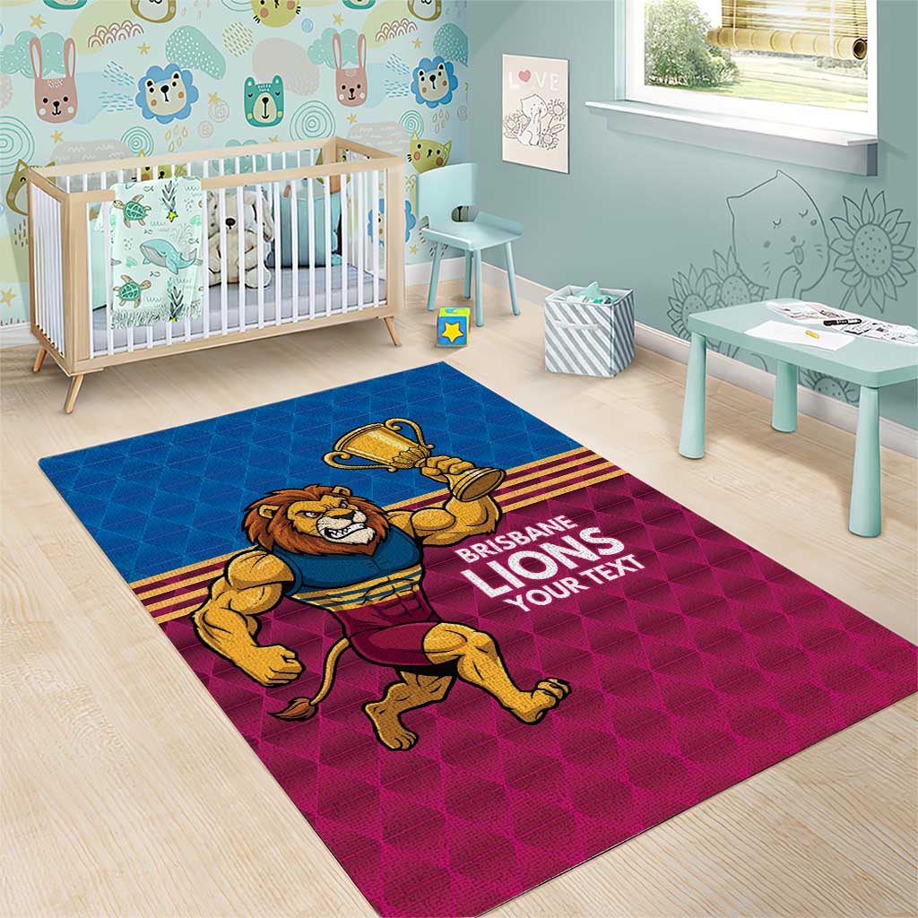 Custom Pride of Brisbane Champion Roar Area Rug - Vibe Hoodie