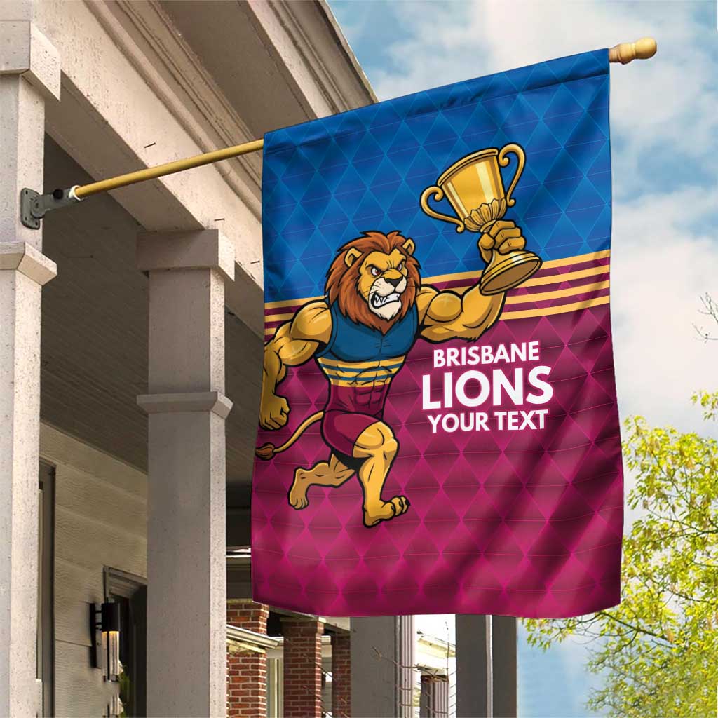 Custom Pride of Brisbane Champion Roar Garden Flag - Vibe Hoodie