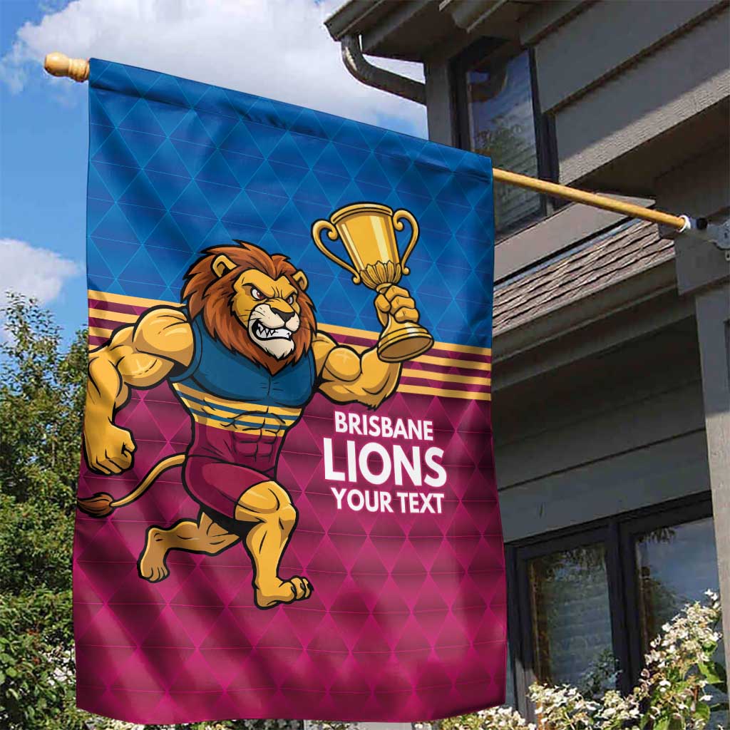 Custom Pride of Brisbane Champion Roar Garden Flag - Vibe Hoodie