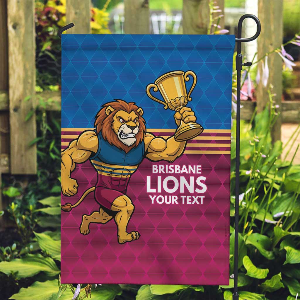Custom Pride of Brisbane Champion Roar Garden Flag - Vibe Hoodie