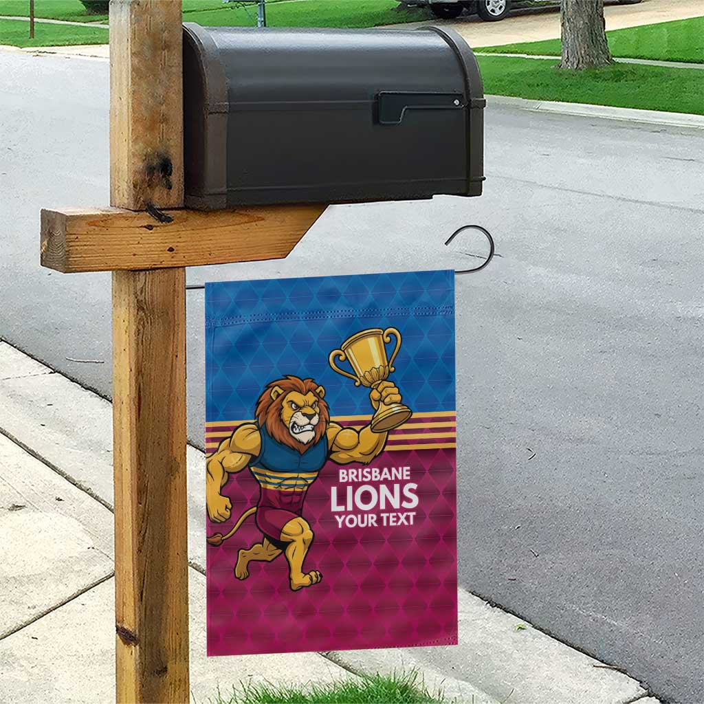 Custom Pride of Brisbane Champion Roar Garden Flag - Vibe Hoodie