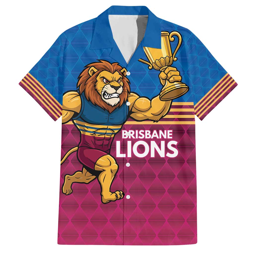 Custom Pride of Brisbane Champion Roar Hawaiian Shirt - Vibe Hoodie
