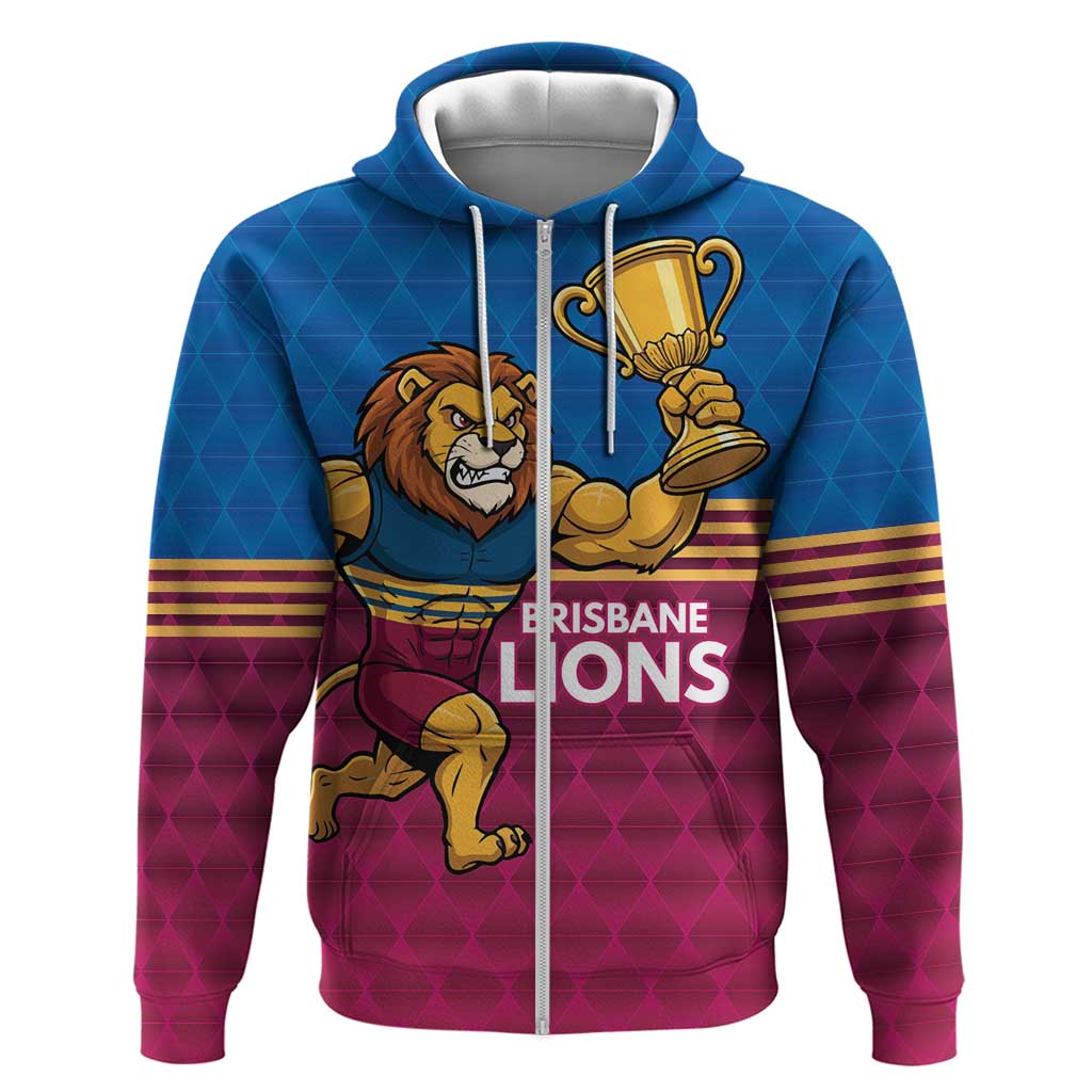 Custom Pride of Brisbane Champion Roar Hoodie - Vibe Hoodie