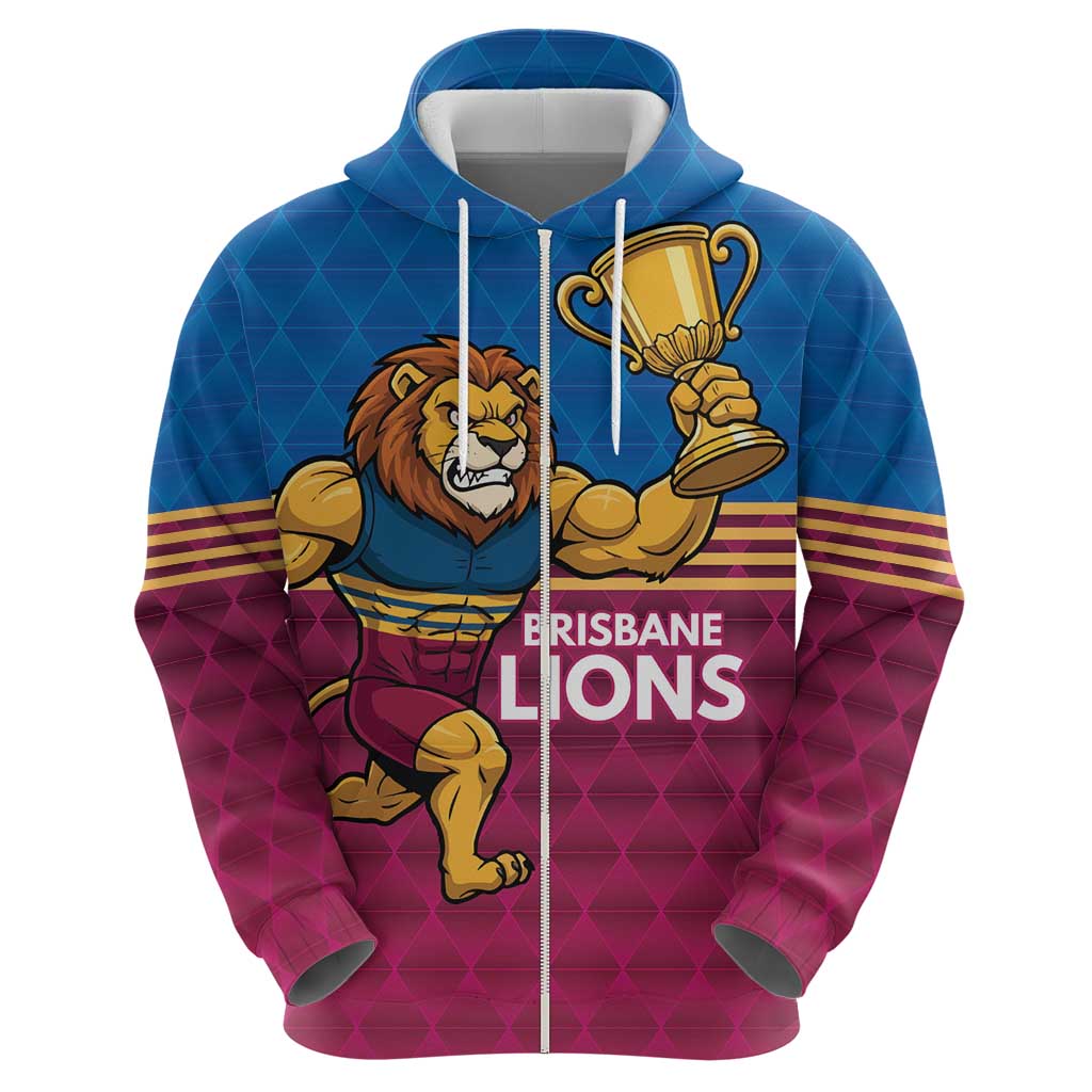 Custom Pride of Brisbane Champion Roar Hoodie - Vibe Hoodie