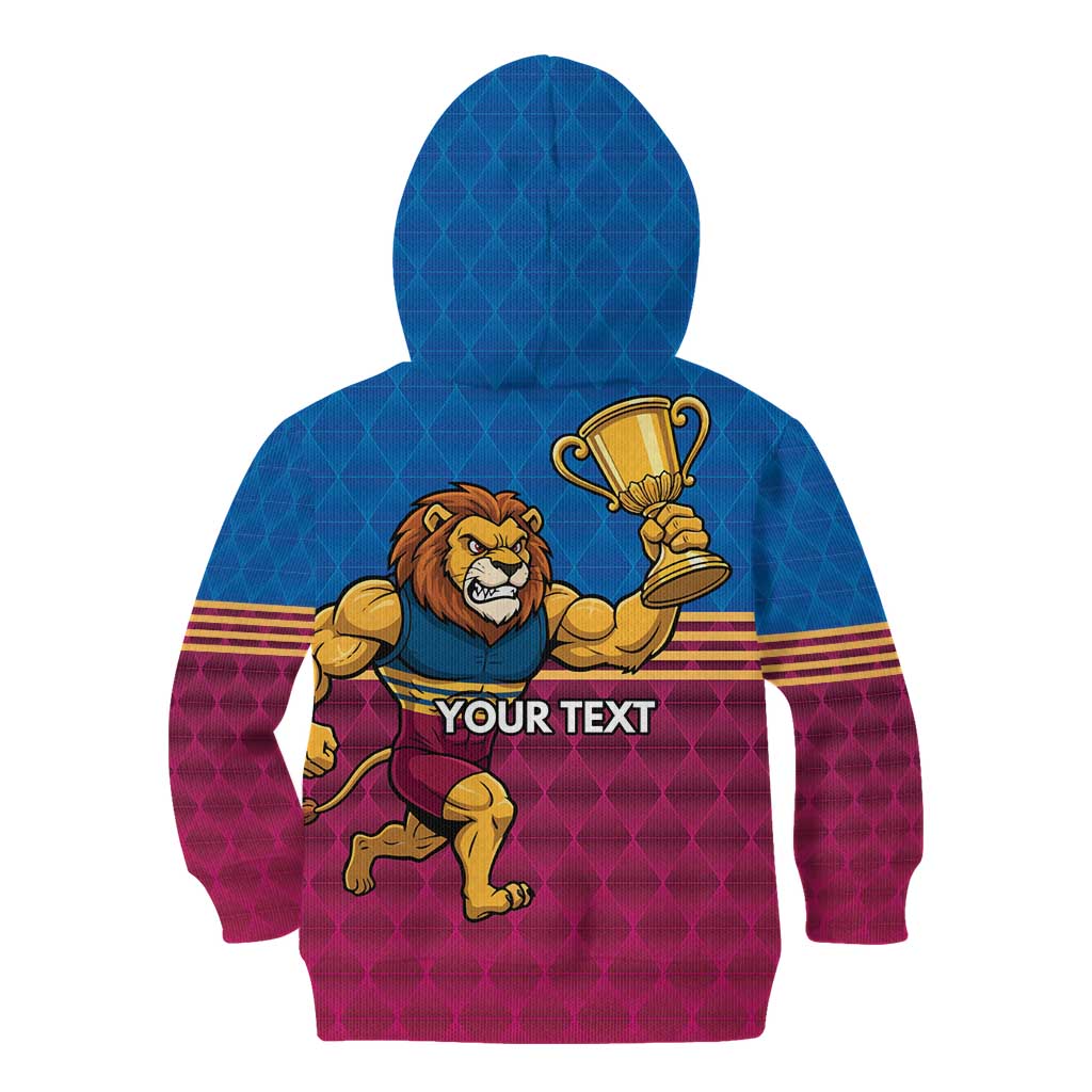 Custom Pride of Brisbane Champion Roar Kid Hoodie - Vibe Hoodie