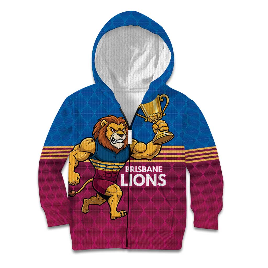 Custom Pride of Brisbane Champion Roar Kid Hoodie - Vibe Hoodie