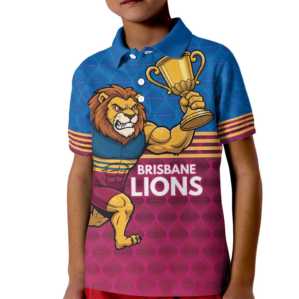 Custom Pride of Brisbane Champion Roar Kid Polo Shirt - Vibe Hoodie