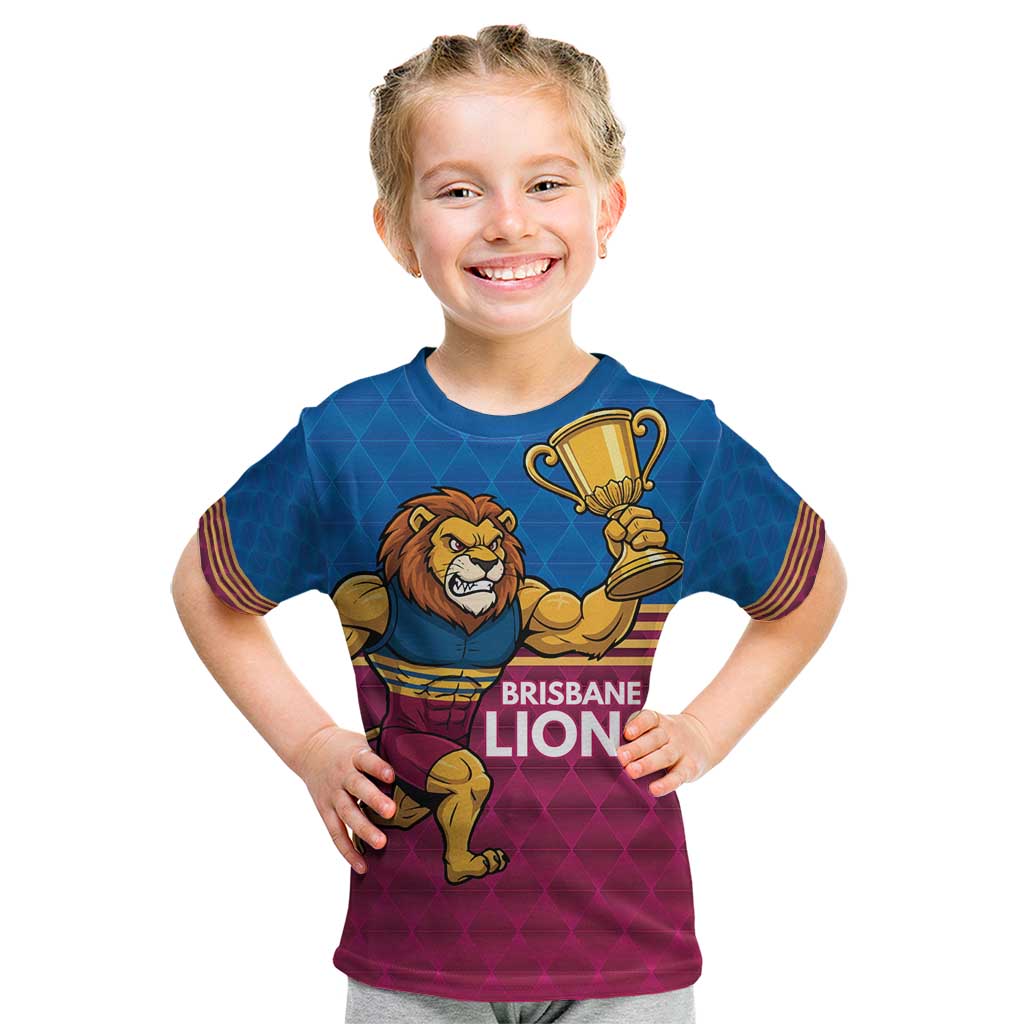Custom Pride of Brisbane Champion Roar Kid T Shirt - Vibe Hoodie