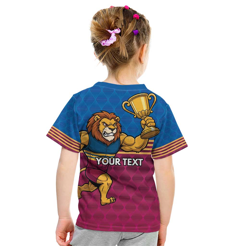 Custom Pride of Brisbane Champion Roar Kid T Shirt - Vibe Hoodie