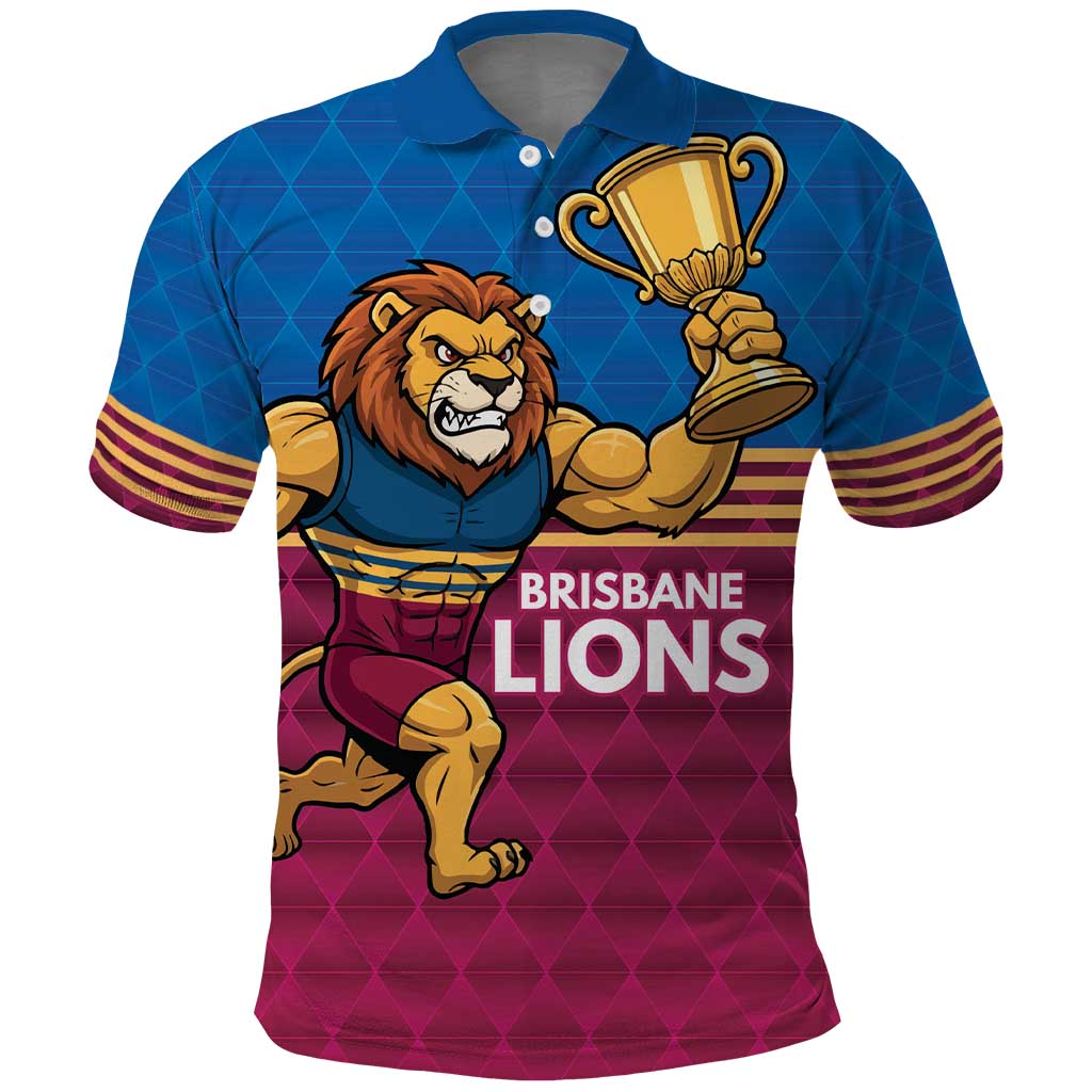 Custom Pride of Brisbane Champion Roar Polo Shirt - Vibe Hoodie