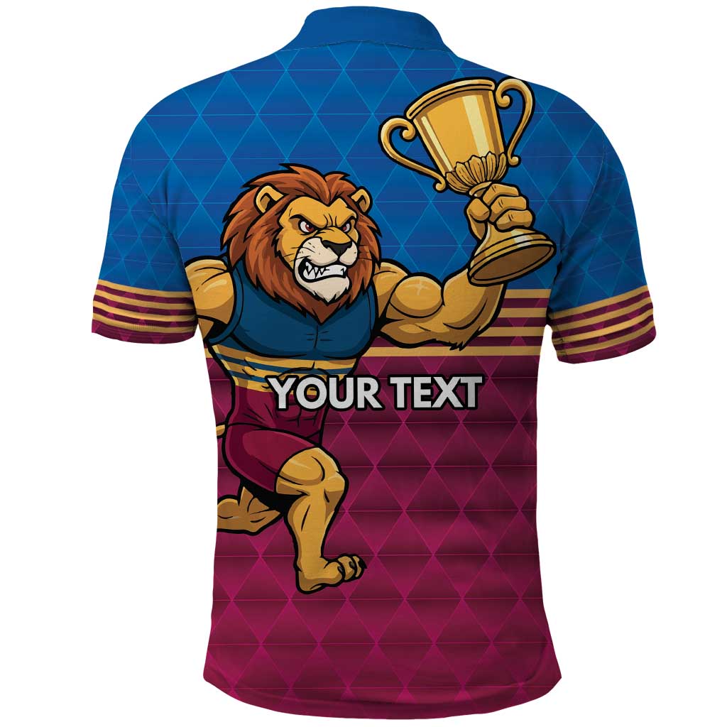 Custom Pride of Brisbane Champion Roar Polo Shirt - Vibe Hoodie