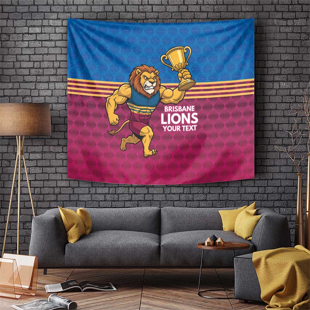 Custom Pride of Brisbane Champion Roar Tapestry - Vibe Hoodie