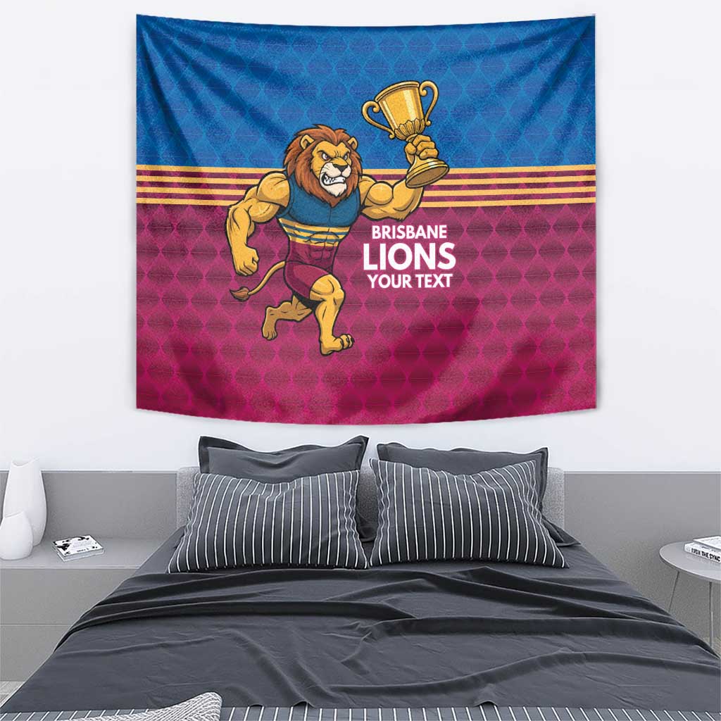 Custom Pride of Brisbane Champion Roar Tapestry - Vibe Hoodie