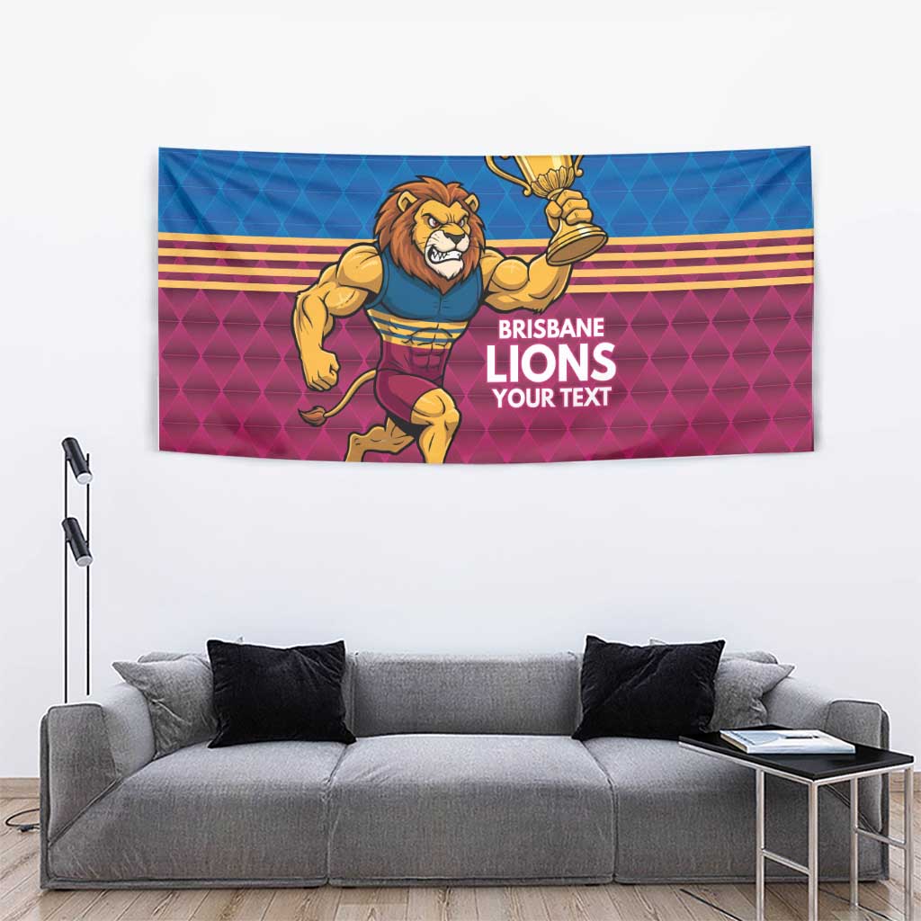 Custom Pride of Brisbane Champion Roar Tapestry - Vibe Hoodie