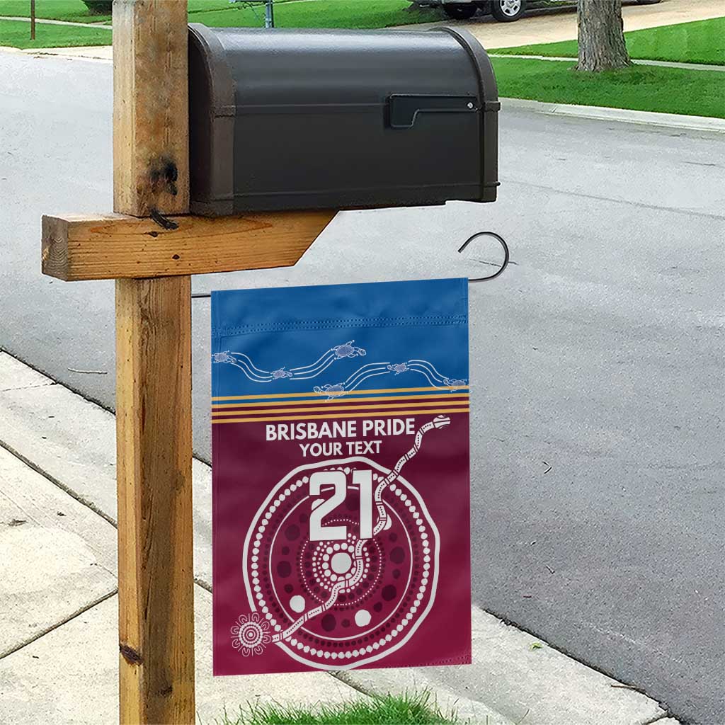 Personalised Brisbane Pride Garden Flag The Roar of Champions - Vibe Hoodie