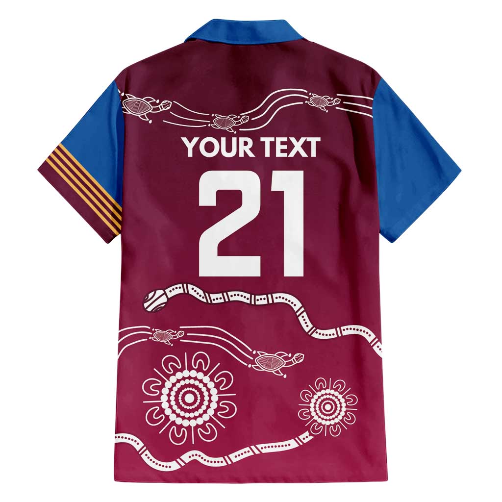 Personalised Brisbane Pride Hawaiian Shirt The Roar of Champions - Vibe Hoodie