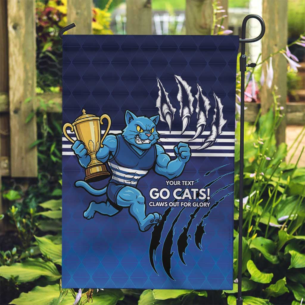 Personalised Geelong Pride Garden Flag Claws Out for Glory - Vibe Hoodie
