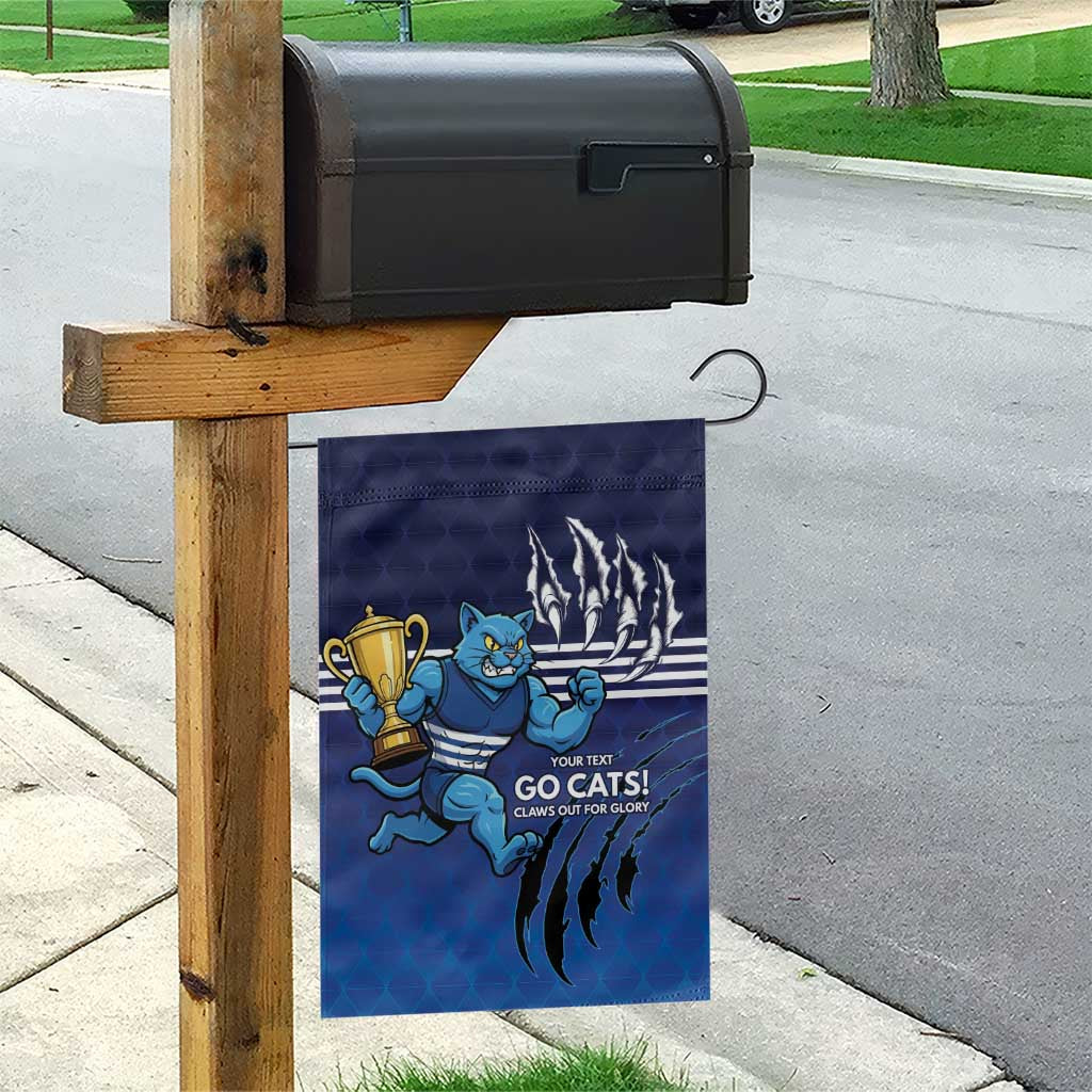 Personalised Geelong Pride Garden Flag Claws Out for Glory - Vibe Hoodie