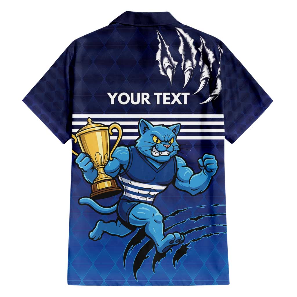 Personalised Geelong Pride Hawaiian Shirt Claws Out for Glory - Vibe Hoodie