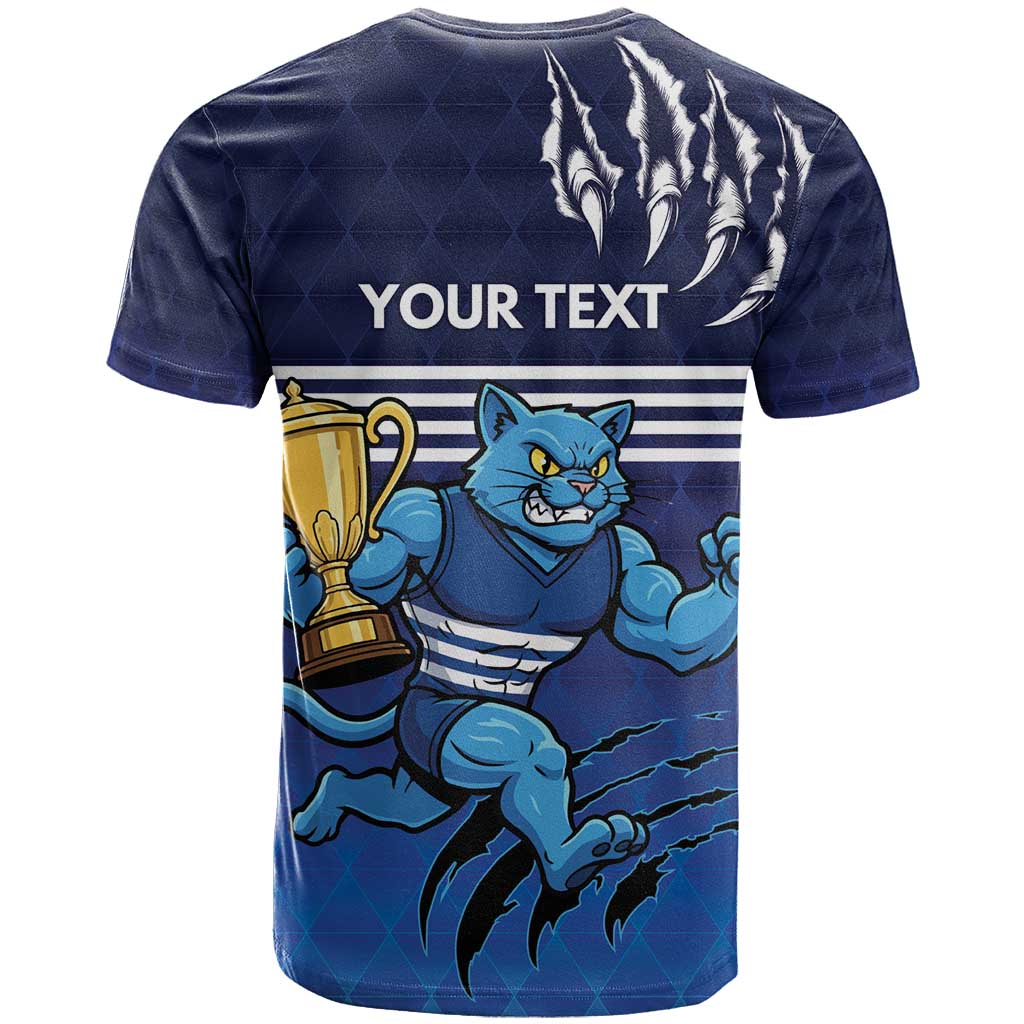 Personalised Geelong Pride T Shirt Claws Out for Glory - Vibe Hoodie