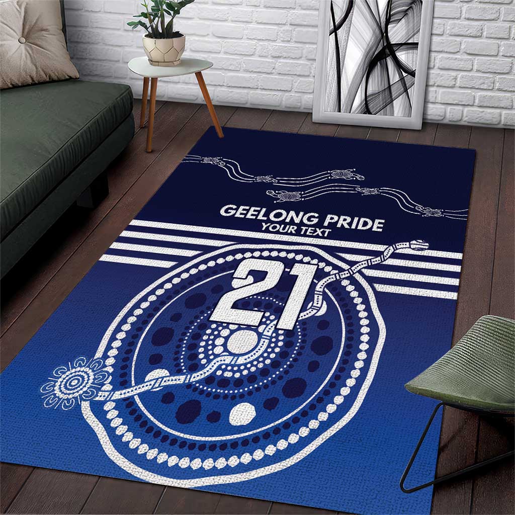 Custom Geelong Pride Area Rug On the Road to Glory Indigenous Aboriginal - Vibe Hoodie