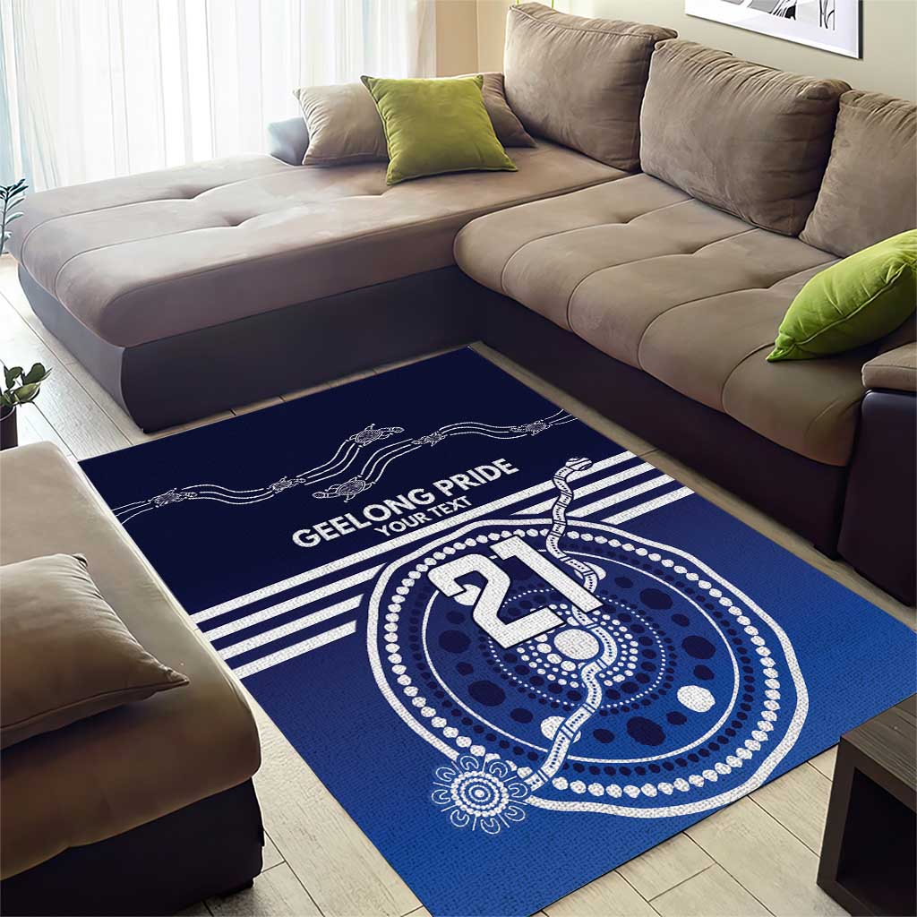Custom Geelong Pride Area Rug On the Road to Glory Indigenous Aboriginal - Vibe Hoodie