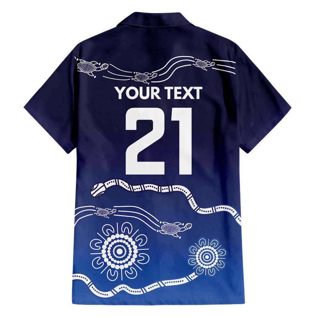 Custom Geelong Pride Hawaiian Shirt On the Road to Glory Indigenous Aboriginal - Vibe Hoodie