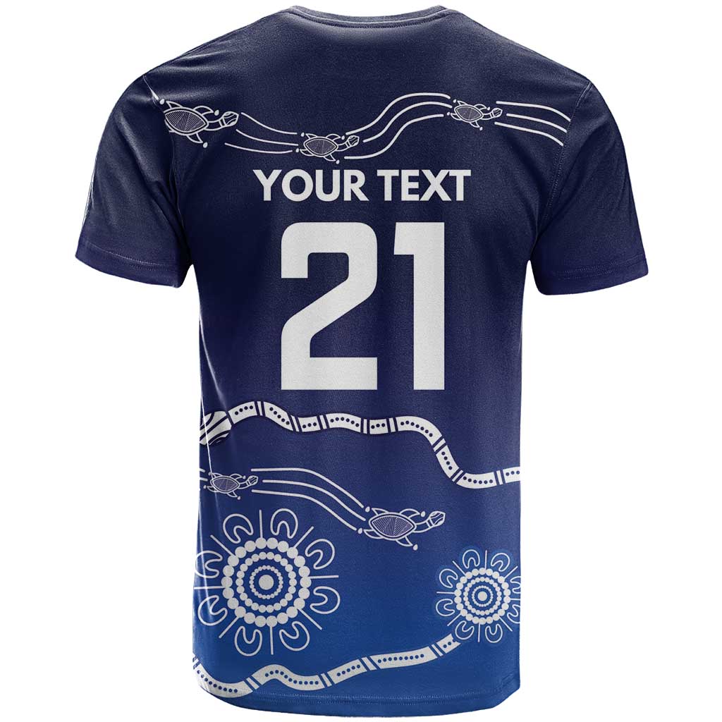 Custom Geelong Pride T Shirt On the Road to Glory Indigenous Aboriginal - Vibe Hoodie