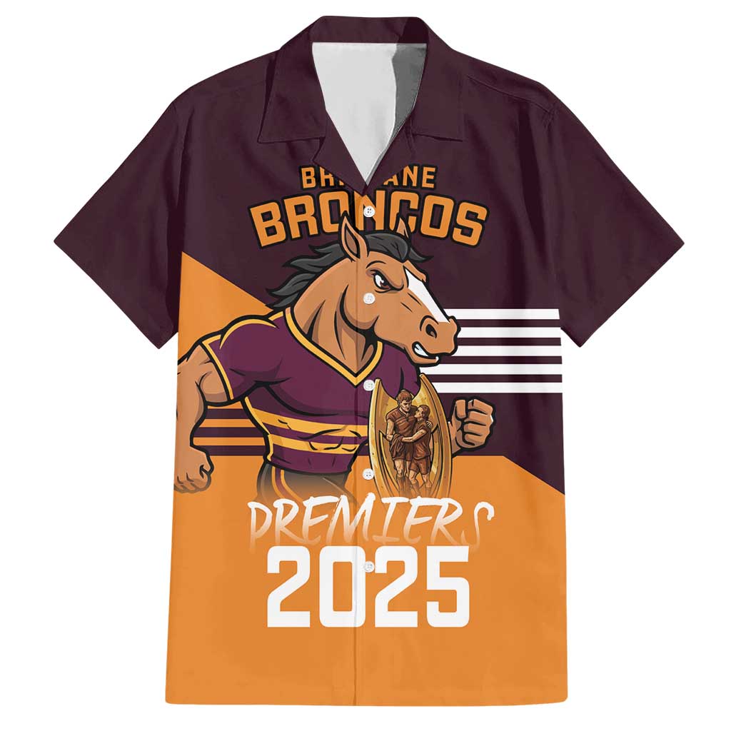 Personalised Broncos Spirit Hawaiian Shirt Grand Final Champions 2025 - Vibe Hoodie