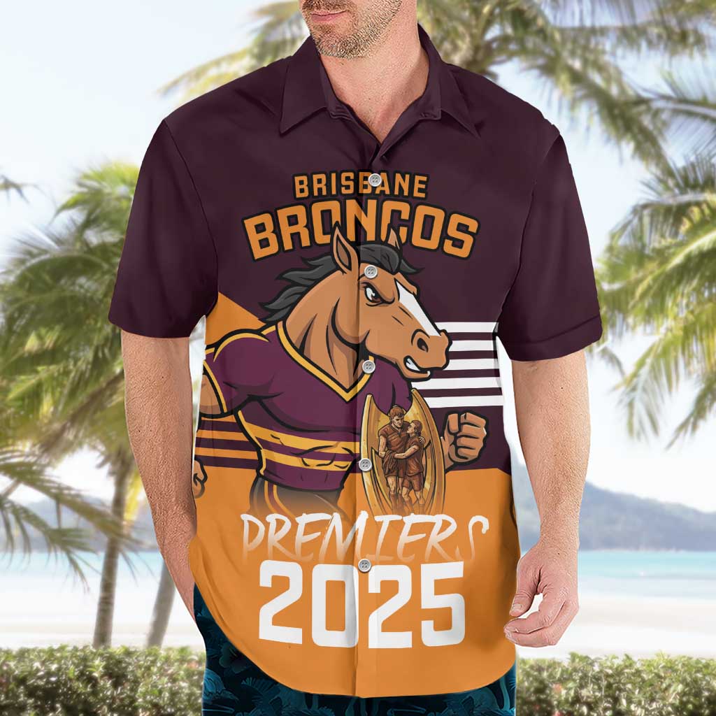 Personalised Broncos Spirit Hawaiian Shirt Grand Final Champions 2025 - Vibe Hoodie