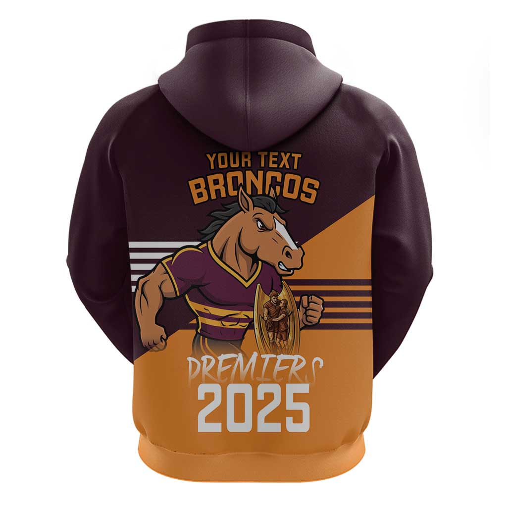 Personalised Broncos Spirit Hoodie Grand Final Champions 2025 - Vibe Hoodie