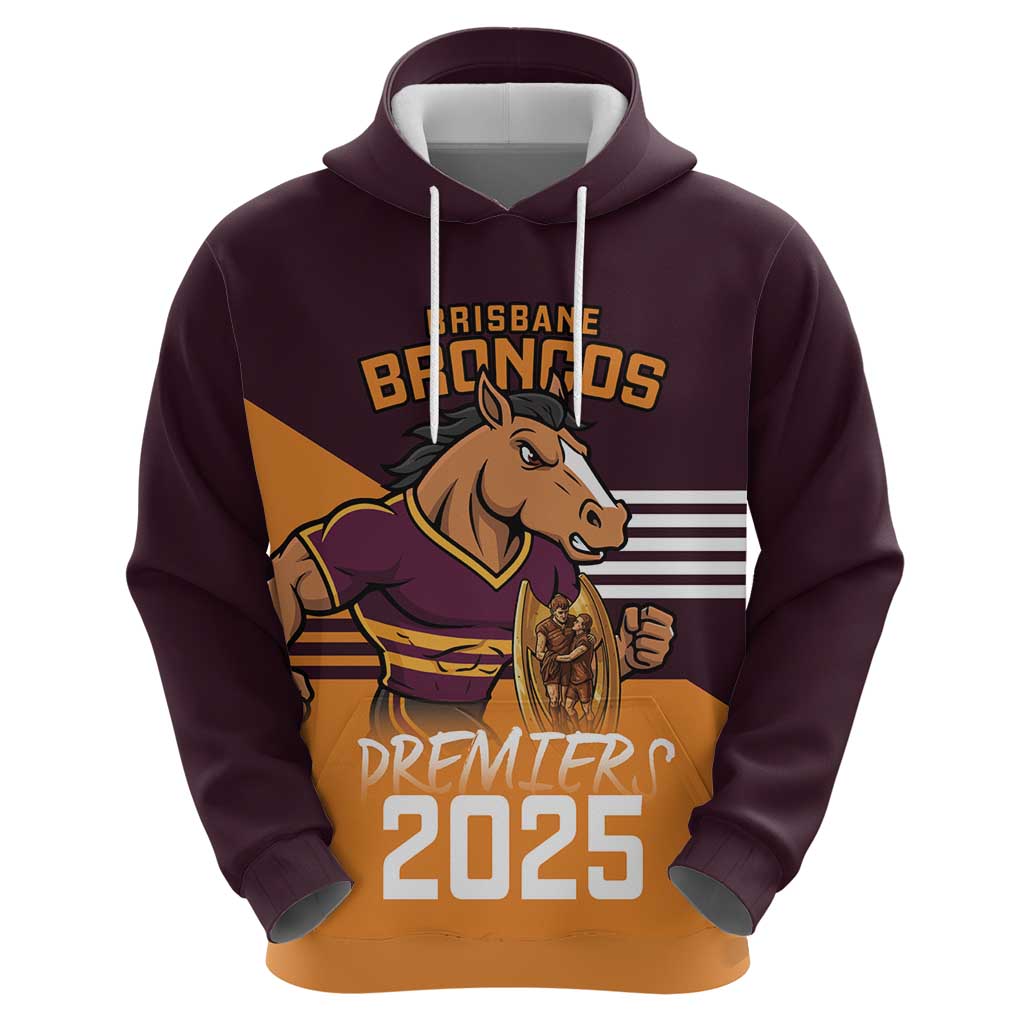 Personalised Broncos Spirit Hoodie Grand Final Champions 2025 - Vibe Hoodie